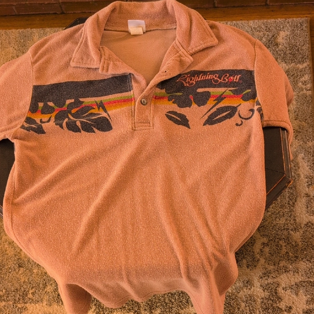 Lightning Bolt Tan Hoodie